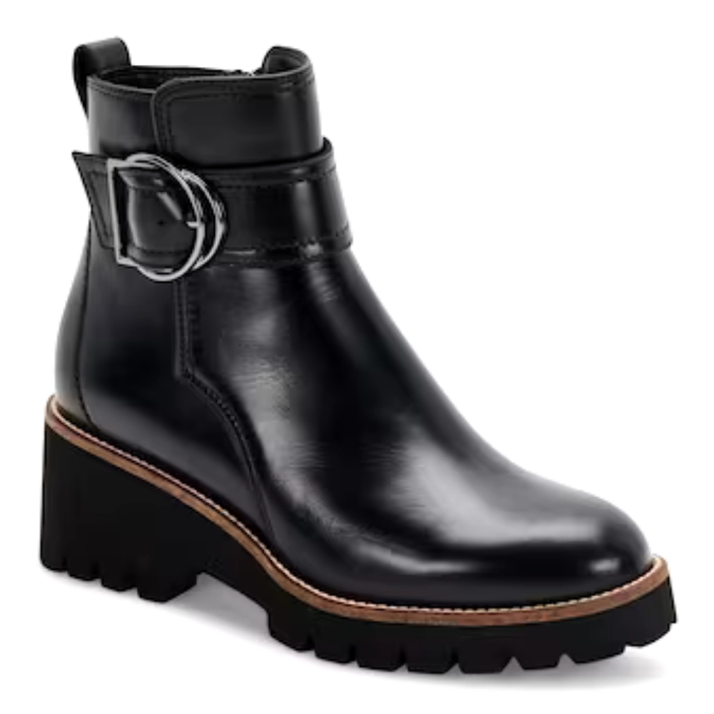 NIB Blondo Waterproof Booties Black Leather size 5.5